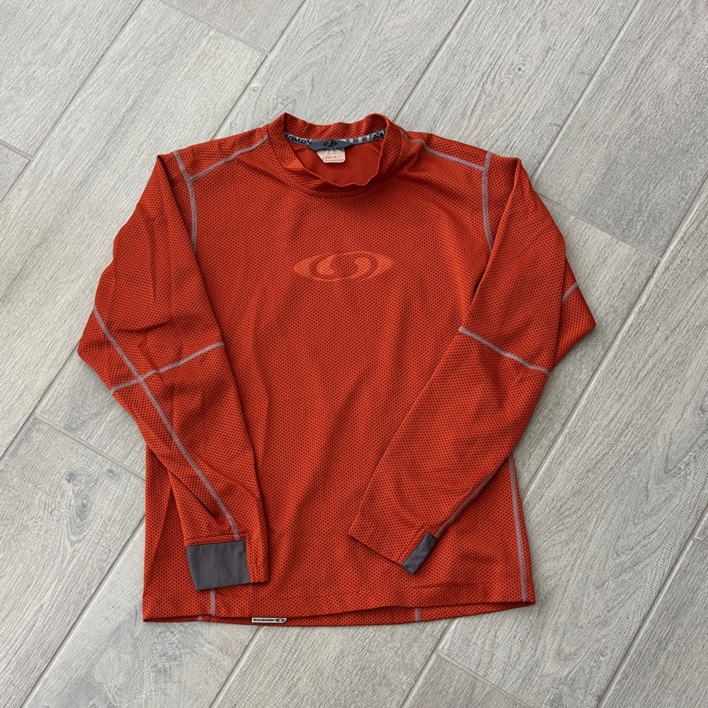 Ski orange Long Sleeve Athletic Top